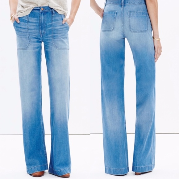 Madewell Denim - Madewell High-Waist Wide Leg Jeans